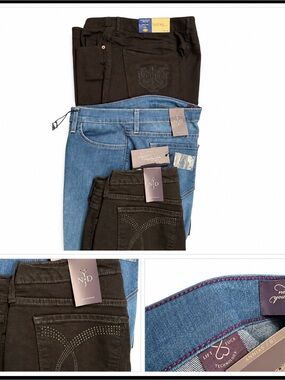 3 Pair Women's New Jeans all Size 18 : Stretch NWT